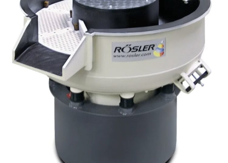 Rösler Uk Showcases its R220ec Rotary Vibrator at Mach 2024